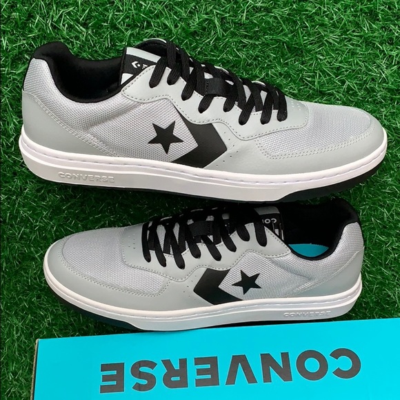 CONVERSE RIVAL OX WOLF GREY/BLACK/WHITE MEN’S - Picture 14 of 16